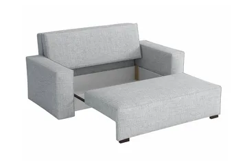 Denegal 2-sits liten bäddsoffa i Tyg - Beige - Products - Möbler - Soffa - Bäddsoffa - 2 sits bäddsoffa