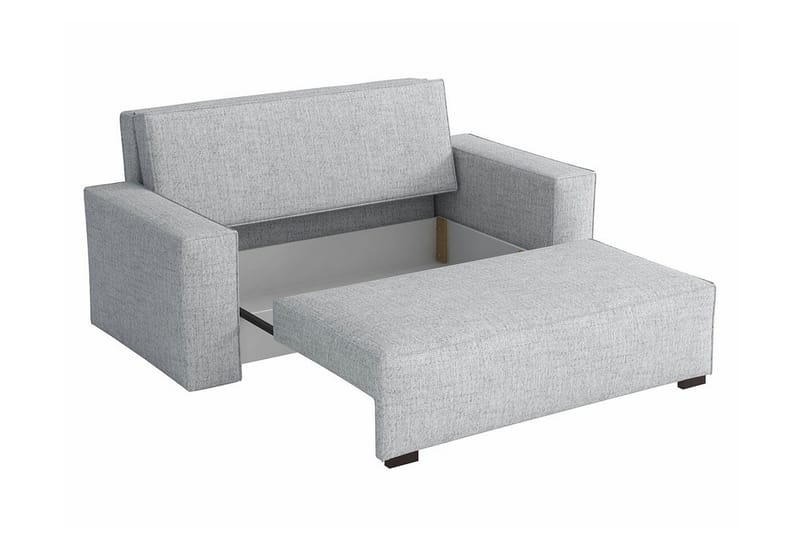 Denegal 2-sits liten bäddsoffa i Tyg - Brun , Beige - Products - Möbler - Soffa - Bäddsoffa - 2 sits bäddsoffa