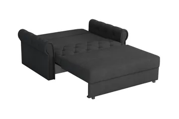 Denegal 2-sits liten bäddsoffa i Plysch - Blå - Products - Möbler - Soffa - Bäddsoffa - 2 sits bäddsoffa