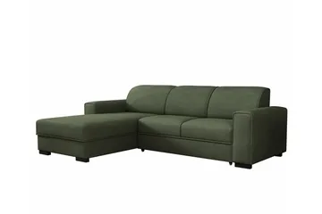 Denegal 3-sits Hörnbäddsoffa Dark green - Products - Möbler - Soffa - Bäddsoffa - Hörnbäddsoffa