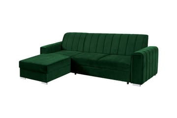 Denegal 3-sits Hörnbäddsoffa Dark green - Products - Möbler - Soffa - Bäddsoffa - Hörnbäddsoffa