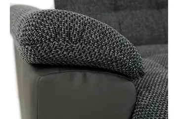 Dynir 4-sits Bäddsoffa - Svart/Grå - Products - Möbler - Soffa - Bäddsoffa - Bäddsoffa längsbäddad