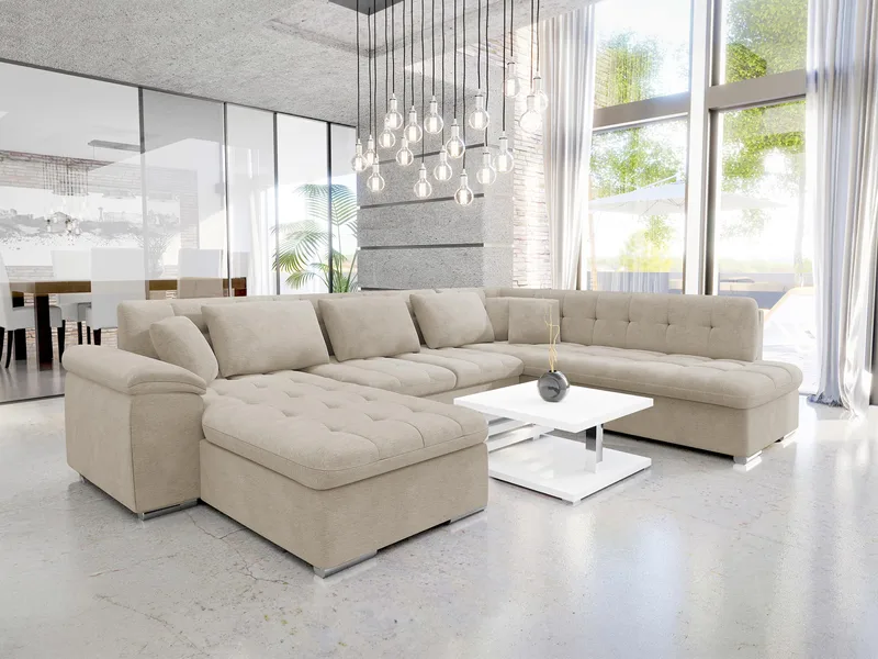 Dynir 6-sits U-Suffa Divan Vänster - Products - Möbler - Soffa - Bäddsoffa - Hörnbäddsoffa