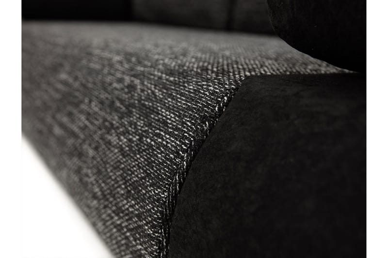 Emma Bäddsoffa 200x94x76 cm - Svart/Grå - Products - Möbler - Soffa - Bäddsoffa - Bäddsoffa längsbäddad