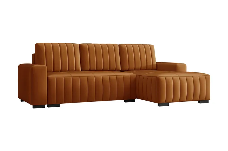 Esher Bäddsoffa Höger - Brun - Products - Möbler - Soffa - Bäddsoffa - Bäddsoffa divan