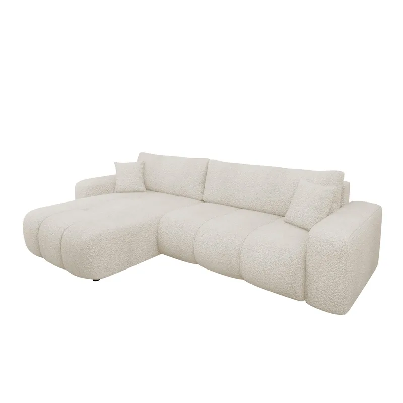 Flo Bäddsoffa med Divan 3-sits, Krämvit