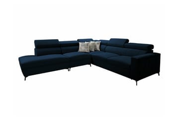 Galbally 4-sits Hörnbäddsoffa Dark blue - Products - Möbler - Soffa - Bäddsoffa - Hörnbäddsoffa