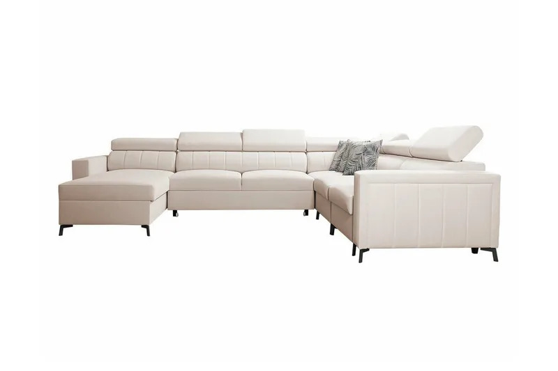 Galbally 5-sits Hörnbäddsoffa beige