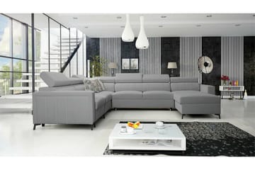 Galbally 5-sits Hörnbäddsoffa Ljusgrå - Products - Möbler - Soffa - Bäddsoffa - Hörnbäddsoffa