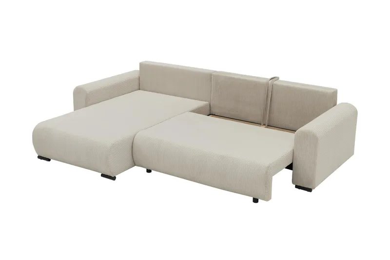 Handda Bäddsoffa med Divan 3-sits i Manchester - Grå - Products - Möbler - Soffa - Bäddsoffa - Bäddsoffa divan