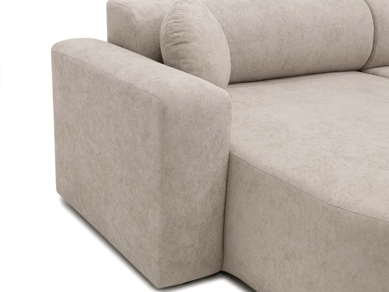 Hanish Bäddsoffa Dubbeldivan 5-sits - Vit - Products - Möbler - Soffa - Bäddsoffa - U bäddsoffa