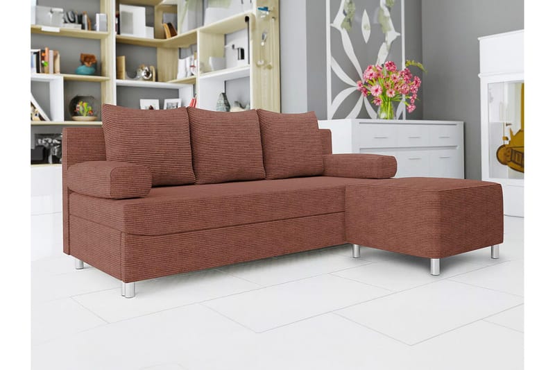 Kintore 2-sits Bäddsoffa Brown - Products - Möbler - Soffa - Bäddsoffa - Bäddsoffa längsbäddad