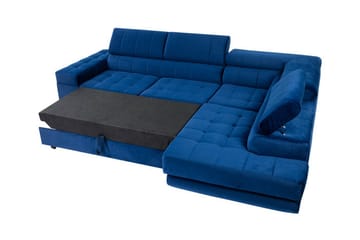 Kintore 3-sits Hörnbäddsoffa Ljusgrå - Products - Möbler - Soffa - Bäddsoffa - Hörnbäddsoffa