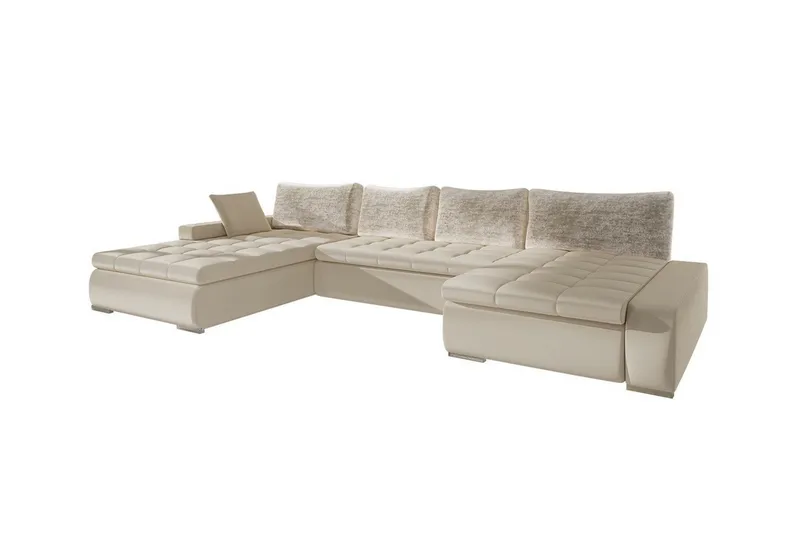 Kintore 4-sits Hörnbäddsoffa beige
