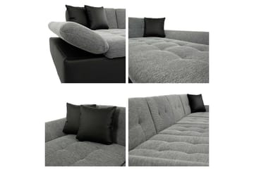 Kintore 5-sits Hörnbäddsoffa Dark grey - Products - Möbler - Soffa - Bäddsoffa - Hörnbäddsoffa