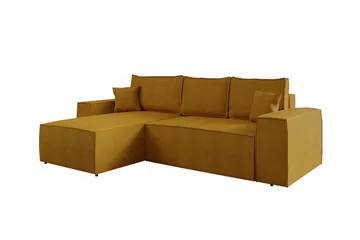 Knocklong 3-sits Hörnbäddsoffa - Gul - Products - Möbler - Soffa - Bäddsoffa - Hörnbäddsoffa