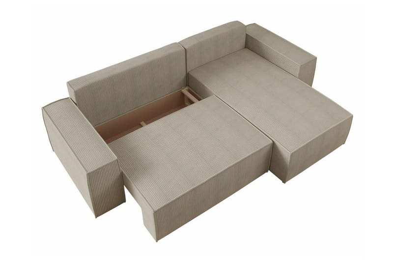 Knocklong 3-sits Hörnbäddsoffa - Ljusbrun - Products - Möbler - Soffa - Bäddsoffa - Hörnbäddsoffa