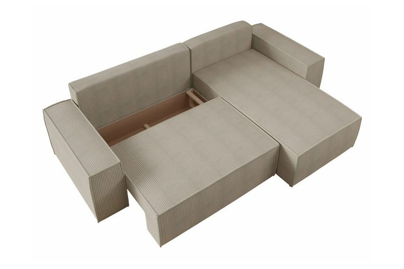 Knocklong 3-sits Hörnbäddsoffa - Svart - Products - Möbler - Soffa - Bäddsoffa - Hörnbäddsoffa