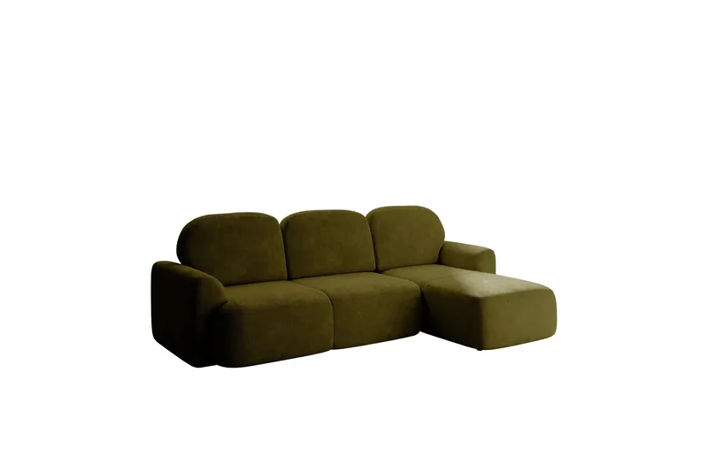 Korfu Bäddsoffa m. Divan 3-sits - Grön - Products - Möbler - Soffa - Bäddsoffa - Bäddsoffa divan