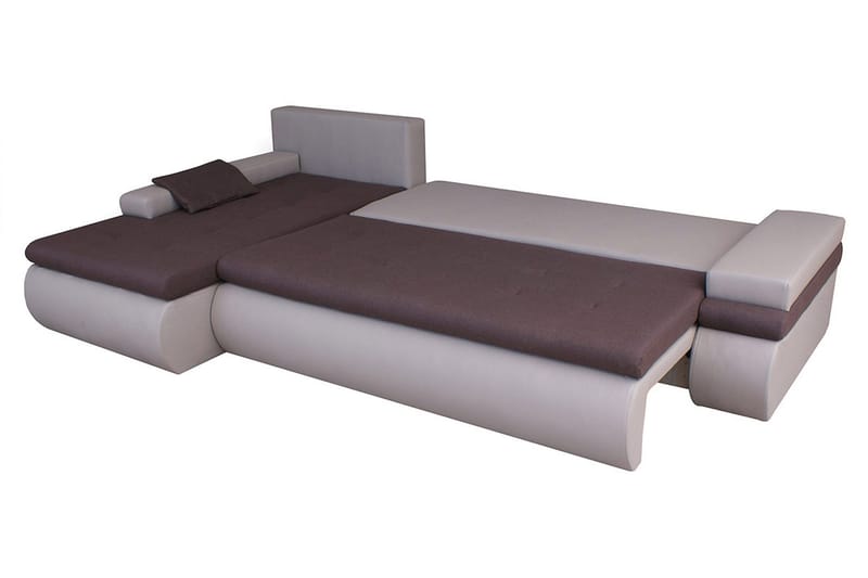 Lavona Divanbäddsoffa Vänster - Svart/Grå - Products - Möbler - Soffa - Bäddsoffa - Bäddsoffa divan