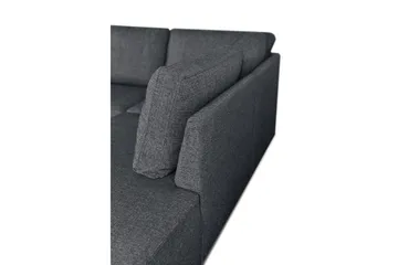 Leo Bäddsoffa 3-sits med Schäslong Höger - Mörkgrå - Products - Möbler - Soffa - Bäddsoffa - Bäddsoffa divan