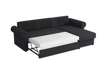 Midfeld 3-sits Hörnbäddsoffa Mustard yellow - Products - Möbler - Soffa - Bäddsoffa - Bäddsoffa divan