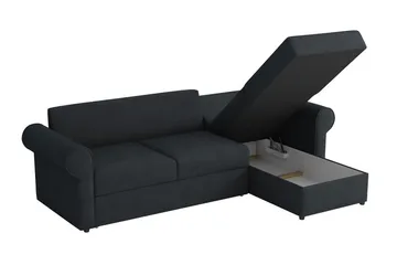 Monaco Hörnsoffa LED-belysning - Mörkturkos - Products - Möbler - Soffa - Bäddsoffa - Bäddsoffa divan