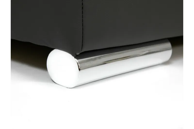 Niko U-Bäddsoffa 350x205x76 cm Divan Vänster - Grå/Svart - Products - Möbler - Soffa - Bäddsoffa - Bäddsoffa divan