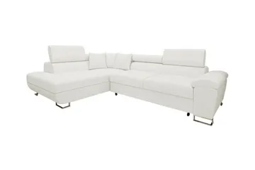 Reginia 3-sits Hörnbäddsoffa White - Products - Möbler - Soffa - Bäddsoffa - Hörnbäddsoffa