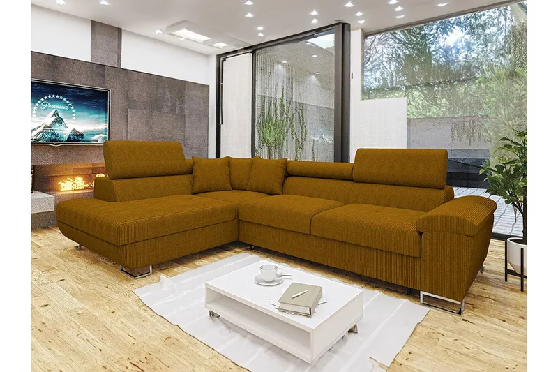 Reginia 3-sits Hörnbäddsoffa - Products - Möbler - Soffa - Bäddsoffa - Hörnbäddsoffa