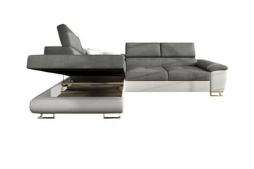 Reginia 4-sits Hörnbäddsoffa Light green - Products - Möbler - Soffa - Bäddsoffa - Bäddsoffa längsbäddad