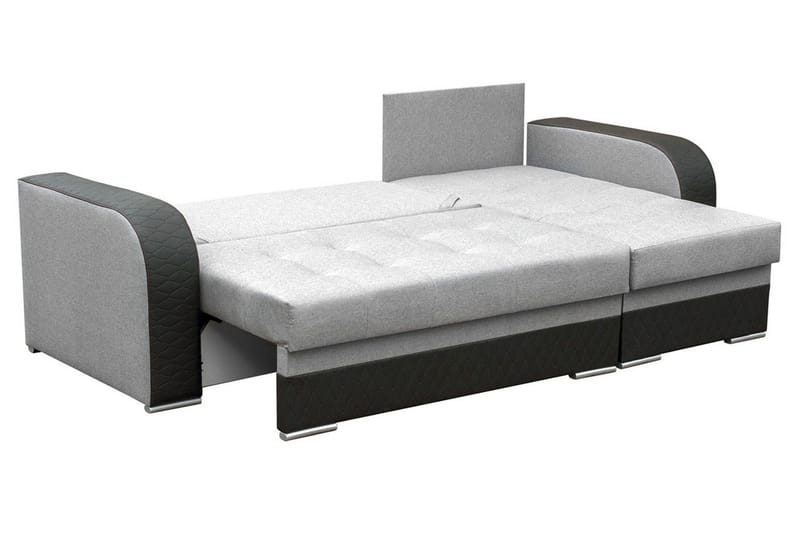 Sydney Hörnsoffa LED-belysning - Brun/Grå - Products - Möbler - Soffa - Bäddsoffa - Bäddsoffa divan