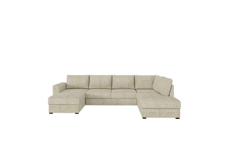 Taberk Bäddsoffa med Divan och Schäslong 4-sits, Beige