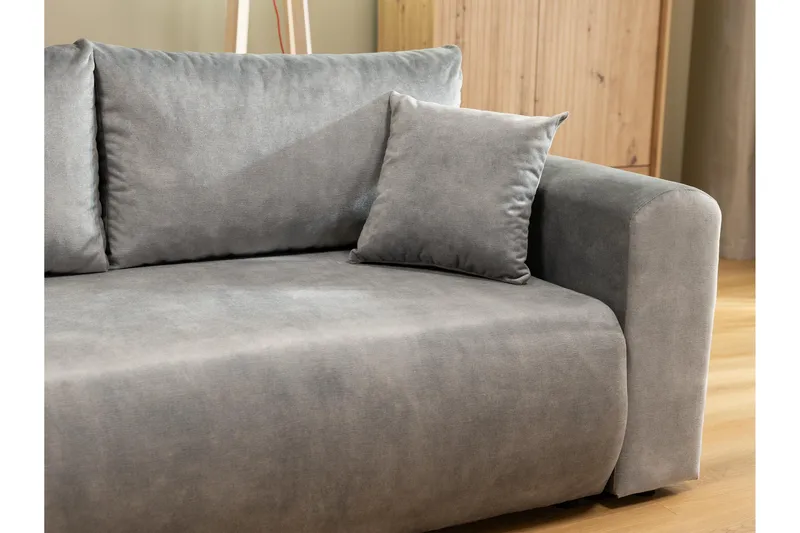 Tacon Bäddsoffa m. Divan 3-sits - Blå - Products - Möbler - Soffa - Bäddsoffa - Bäddsoffa divan