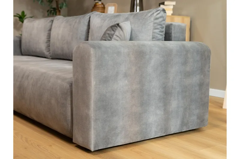 Tacon Bäddsoffa m. Divan 3-sits - Brun - Products - Möbler - Soffa - Bäddsoffa - Bäddsoffa divan