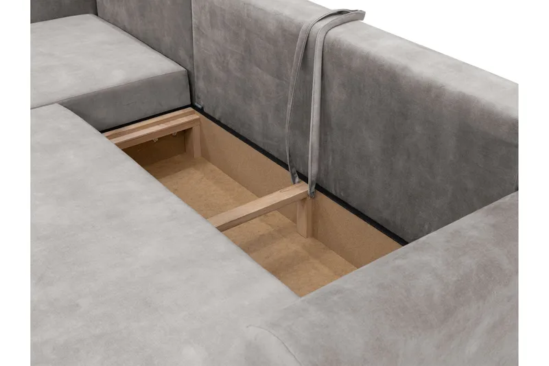 Tacon Bäddsoffa m. Divan 3-sits - Svart - Products - Möbler - Soffa - Bäddsoffa - Bäddsoffa divan