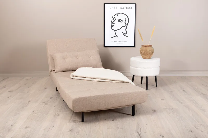 Vicky Bäddsoffa - Brun/Svart - Products - Möbler - Soffa - Bäddsoffa - Framåtbäddad bäddsoffa