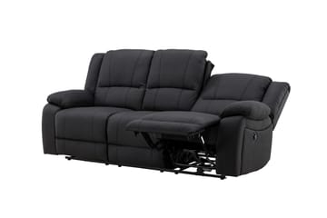 Reclinersoffa med hörn Comfort Living Singapore Reclinersoffa 3 sits Konstläder Black - Products - Möbler - Soffa - Biosoffa & reclinersoffa - 3 sits biosoffa & reclinersoffa
