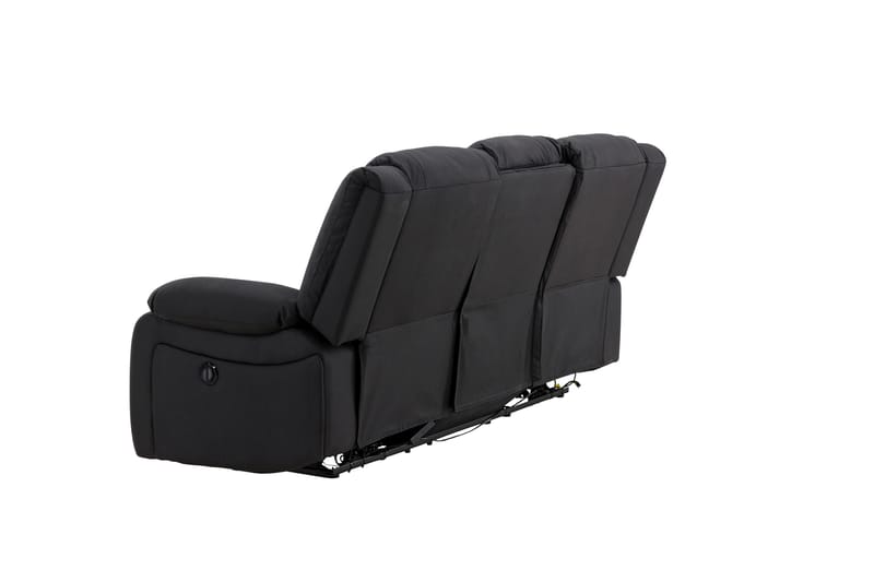 Reclinersoffa med hörn Comfort Living Singapore Reclinersoffa 3 sits Konstläder Black - Products - Möbler - Soffa - Biosoffa & reclinersoffa - 3 sits biosoffa & reclinersoffa
