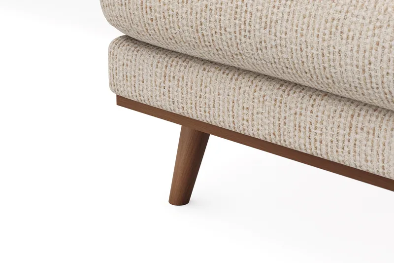 Copenhagen Premium 5-sits Vänstervänd U-formad Djup Soffa med Divan och Schäslong i Chenille - Beige - Products - Möbler - Soffa - U-soffa