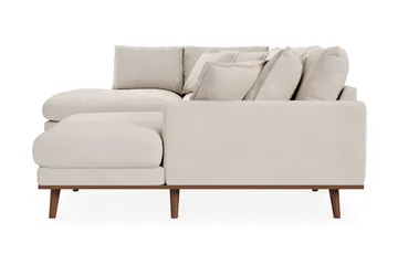 Copenhagen Premium 5-sits Vänstervänd U-formad Djup Soffa med Divan och Schäslong i Tyg - Beige - Products - Möbler - Soffa - U-soffa