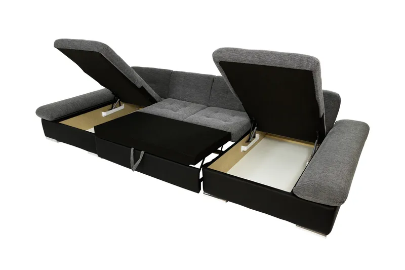 Dewitt Soffa Dubbeldivan 4-sits - Flerfärgad/Beige - Products - Möbler - Soffa - U-soffa