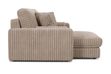 Arken Lyx 3-sits Vändbar L-formad Djup Divansoffa i Manchester - Greige - Products - Möbler - Soffa - Divansoffa & schäslongsoffa - 3 sits soffa med divan