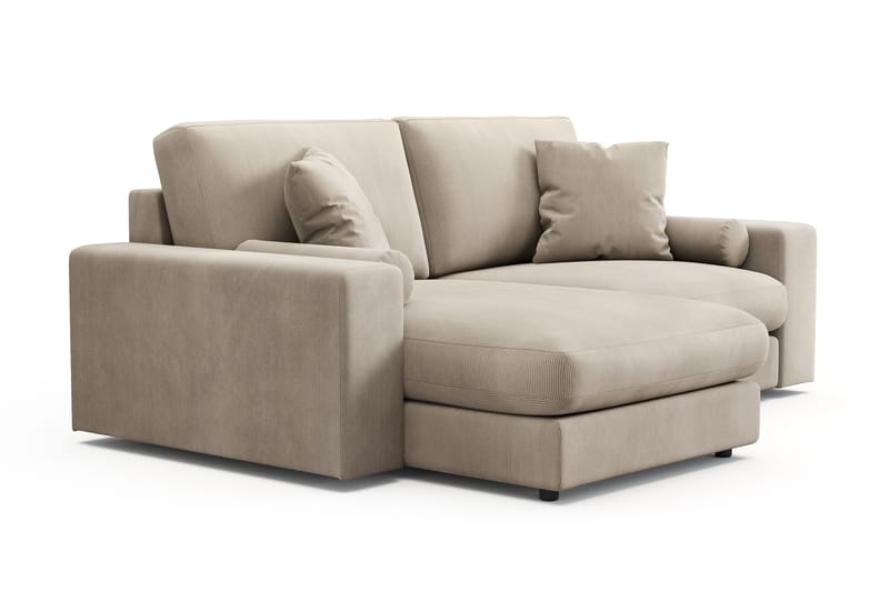 Arken Lyx 3-sits Vändbar L-formad Djup Divansoffa i Manchester - Greige - Products - Möbler - Soffa - Divansoffa & schäslongsoffa - 3 sits soffa med divan