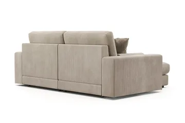 Arken Lyx 3-sits Vändbar L-formad Djup Divansoffa i Manchester - Greige - Products - Möbler - Soffa - Divansoffa & schäslongsoffa - 3 sits soffa med divan