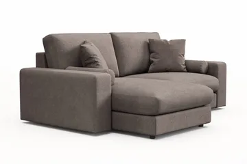 Arken Lyx 3-sits Vändbar L-formad Djup Divansoffa i Tyg - Brun - Products - Möbler - Soffa - Divansoffa & schäslongsoffa - 3 sits soffa med divan