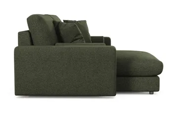 Arken Lyx 3-sits Vändbar L-formad Djup Divansoffa i Tyg - Grön - Products - Möbler - Soffa - Divansoffa & schäslongsoffa - 3 sits soffa med divan