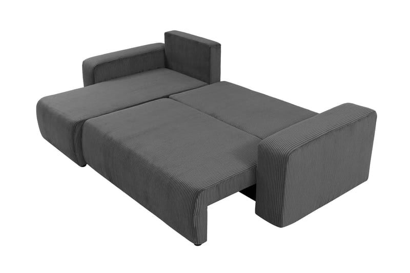 Barile Soffa med Divan 3-sits - Grå - Products - Möbler - Soffa - Divansoffa & schäslongsoffa - 3 sits soffa med divan
