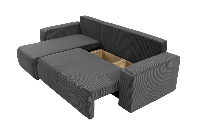 Barile Soffa med Divan 3-sits - Rosa - Products - Möbler - Soffa - Divansoffa & schäslongsoffa - 3 sits soffa med divan