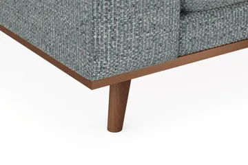 Copenhagen Premium 4-sits Högervänd L-formad Djup Schäslongsoffa i Chenille - Grå/Blå - Products - Möbler - Soffa - Divansoffa & schäslongsoffa - 4 sits soffa med divan